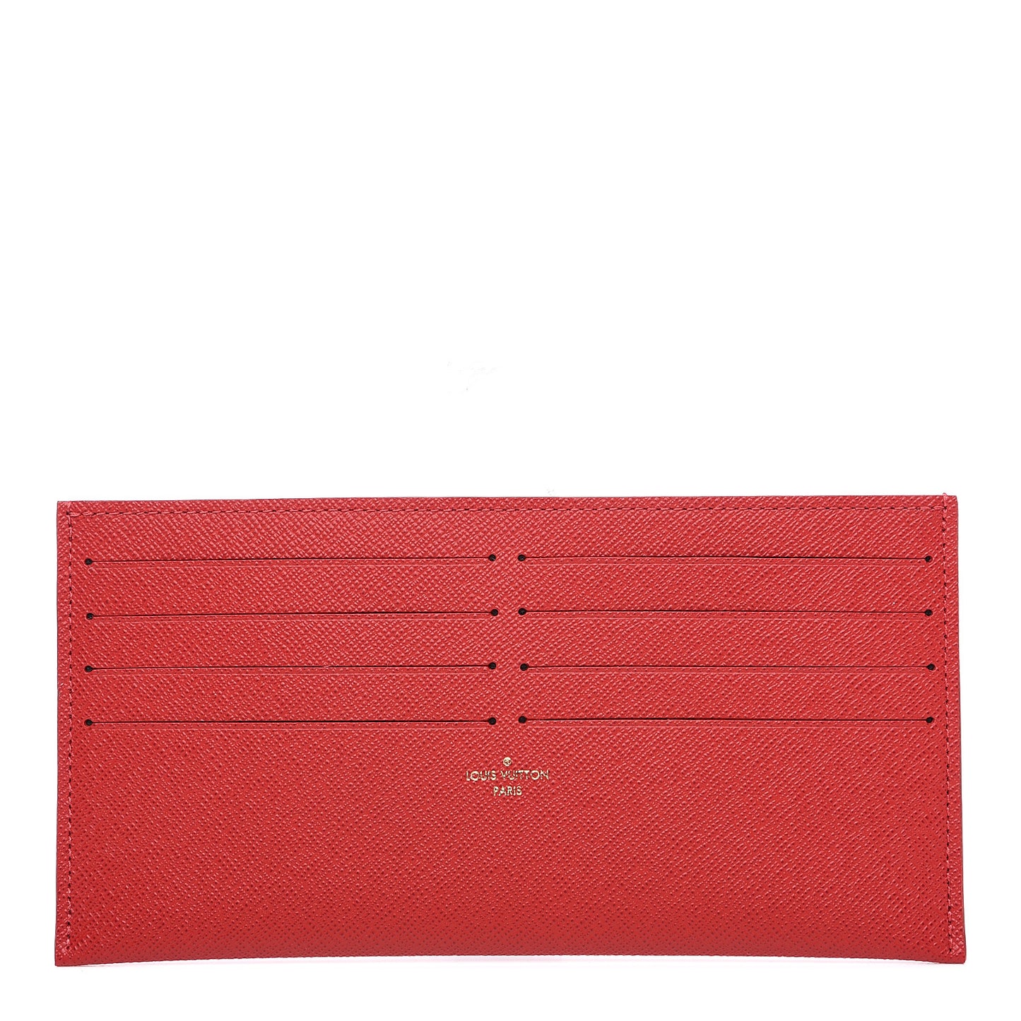 Calfskin Felicie Card Holder Insert Cherry