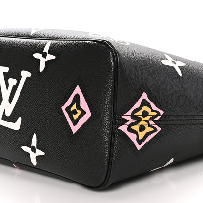 Louis Vuitton Monogram Giant Wild at Heart Neverfull MM Black 10 of 10