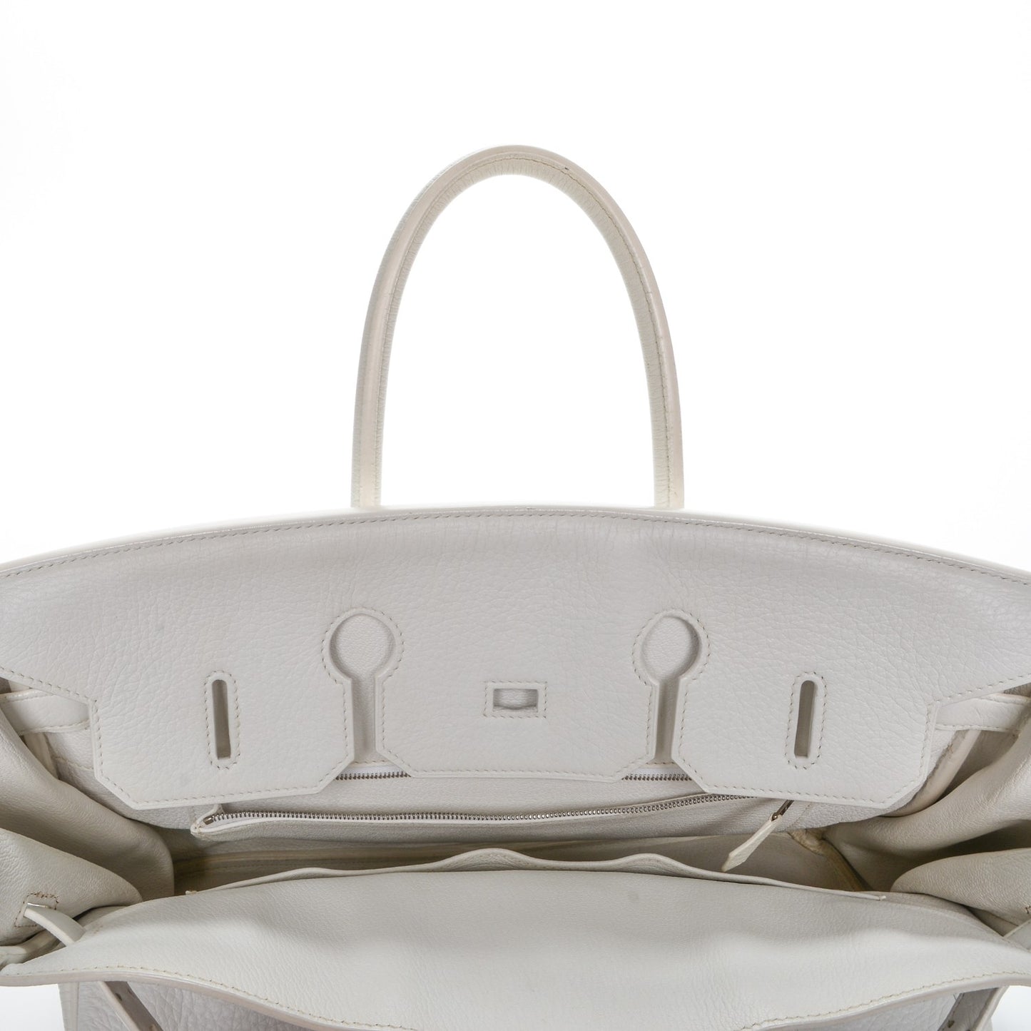 Taurillon Clemence Birkin 35 White