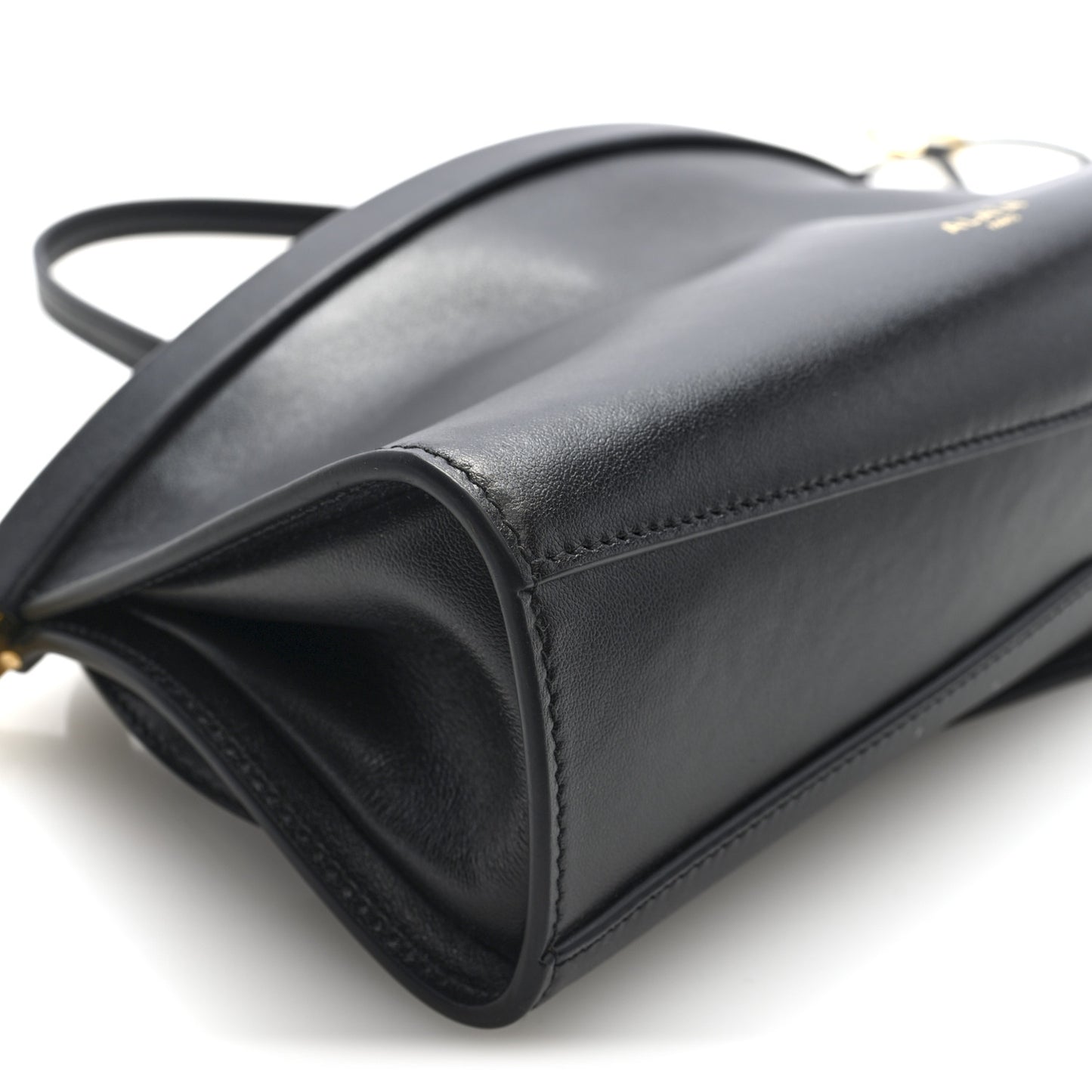 Calfskin Small Le Click East West Bag Black