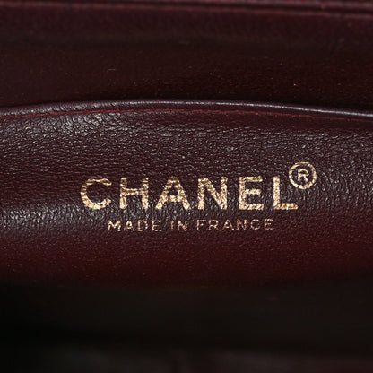 Chanel Lambskin Quilted Jumbo Single Flap Black 6 of 9