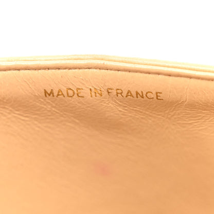 Chanel Lambskin Quilted Medium Double Flap Beige 7 of 14