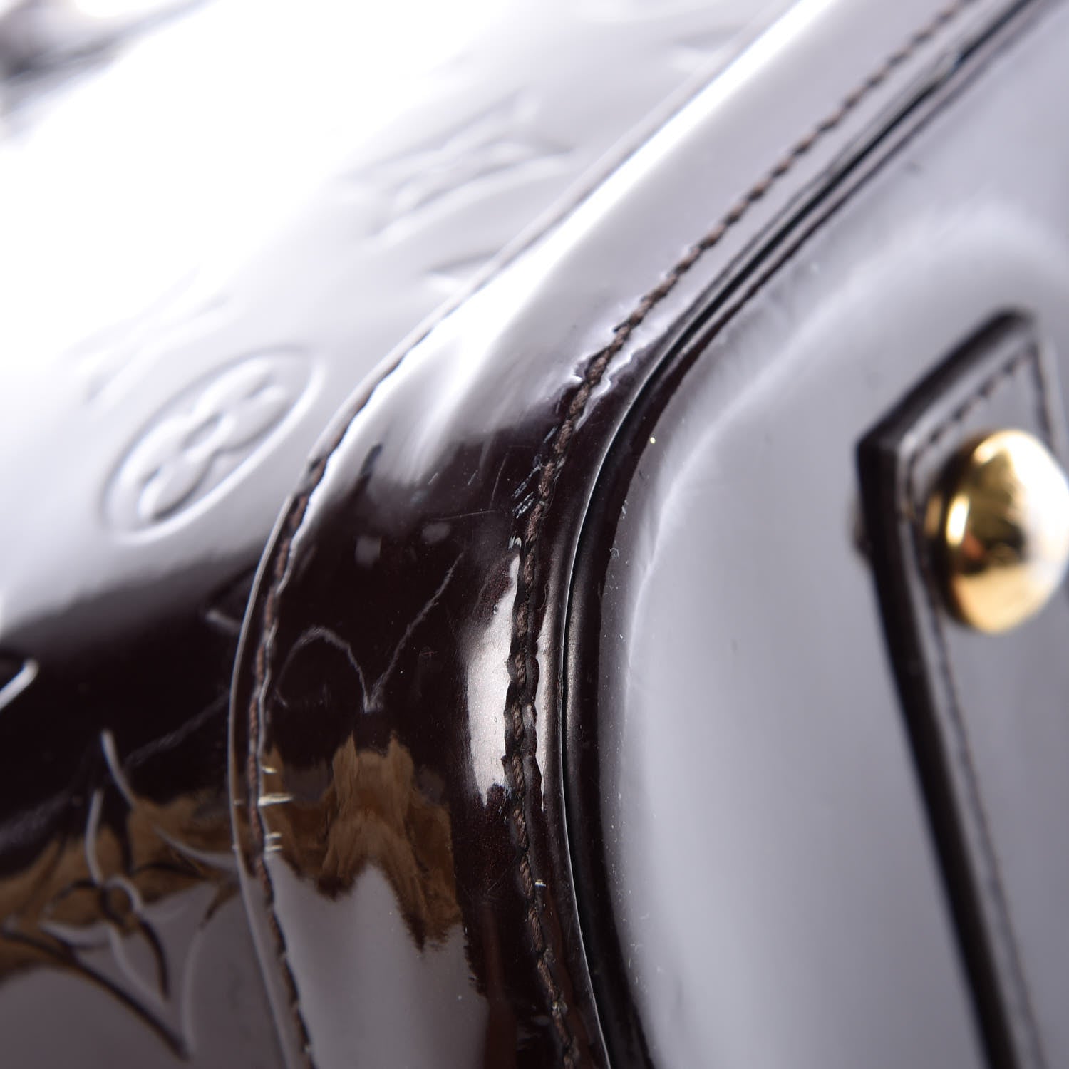 Louis Vuitton Vernis Alma PM Amarante 16 of 17