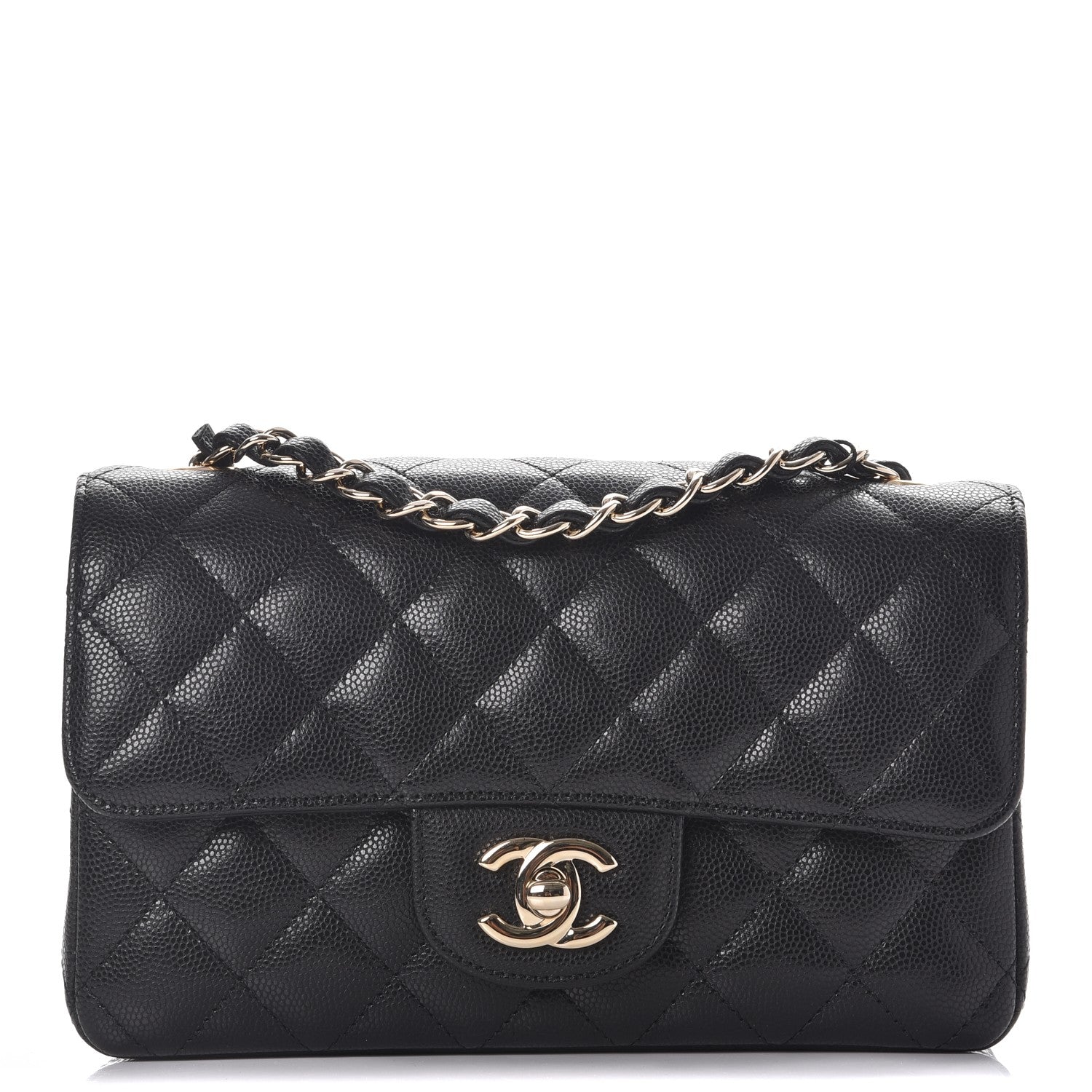 Chanel Caviar Quilted Mini Rectangular Flap Black 1 of 8