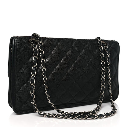 Chanel Caviar Quilted Medium French Riviera Flap Black 3 of 11