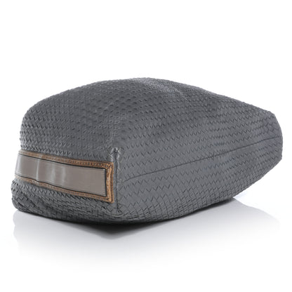 Bottega Veneta Cervo Intrecciato Caiman Shoulder Bag 4 of 10