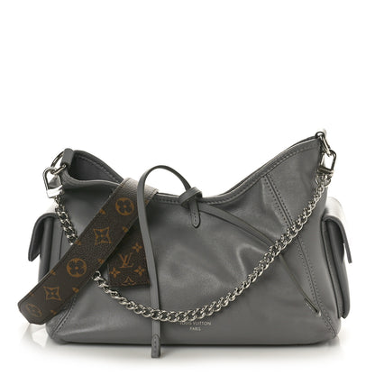 Louis Vuitton Lambskin CarryAll Cargo Vibe PM Trianon Gray 1 of 9