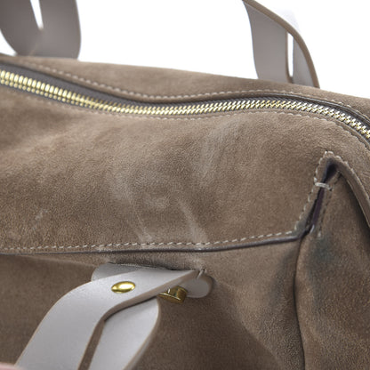 Jimmy Choo Suede Nappa Small Allie Bowling Bag Light Mocha 11 of 12