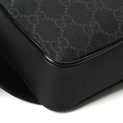 Gucci Soft GG Supreme Monogram Web Belt Bag Black Grey 11 of 12
