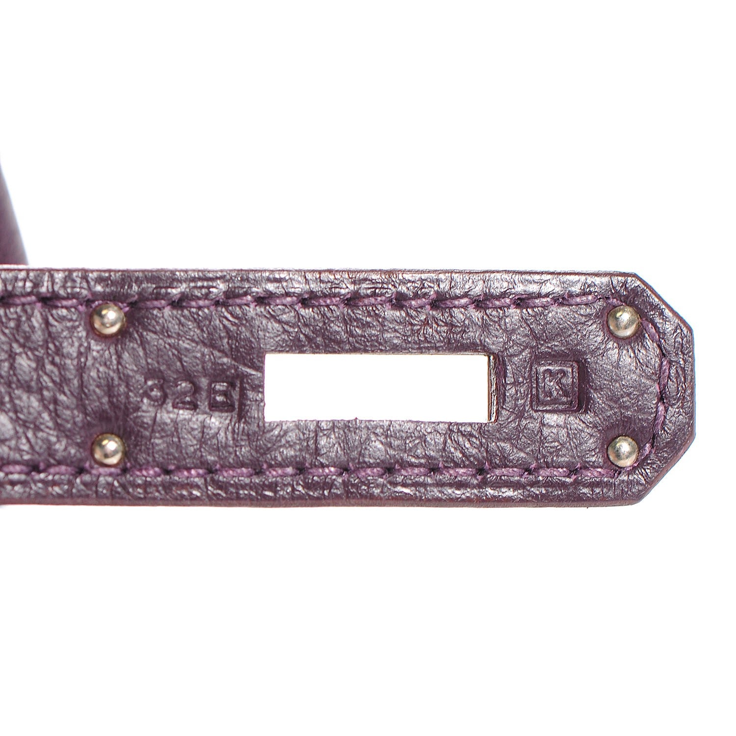 Hermes Taurillon Clemence Birkin 35 Raisin 49 of 58