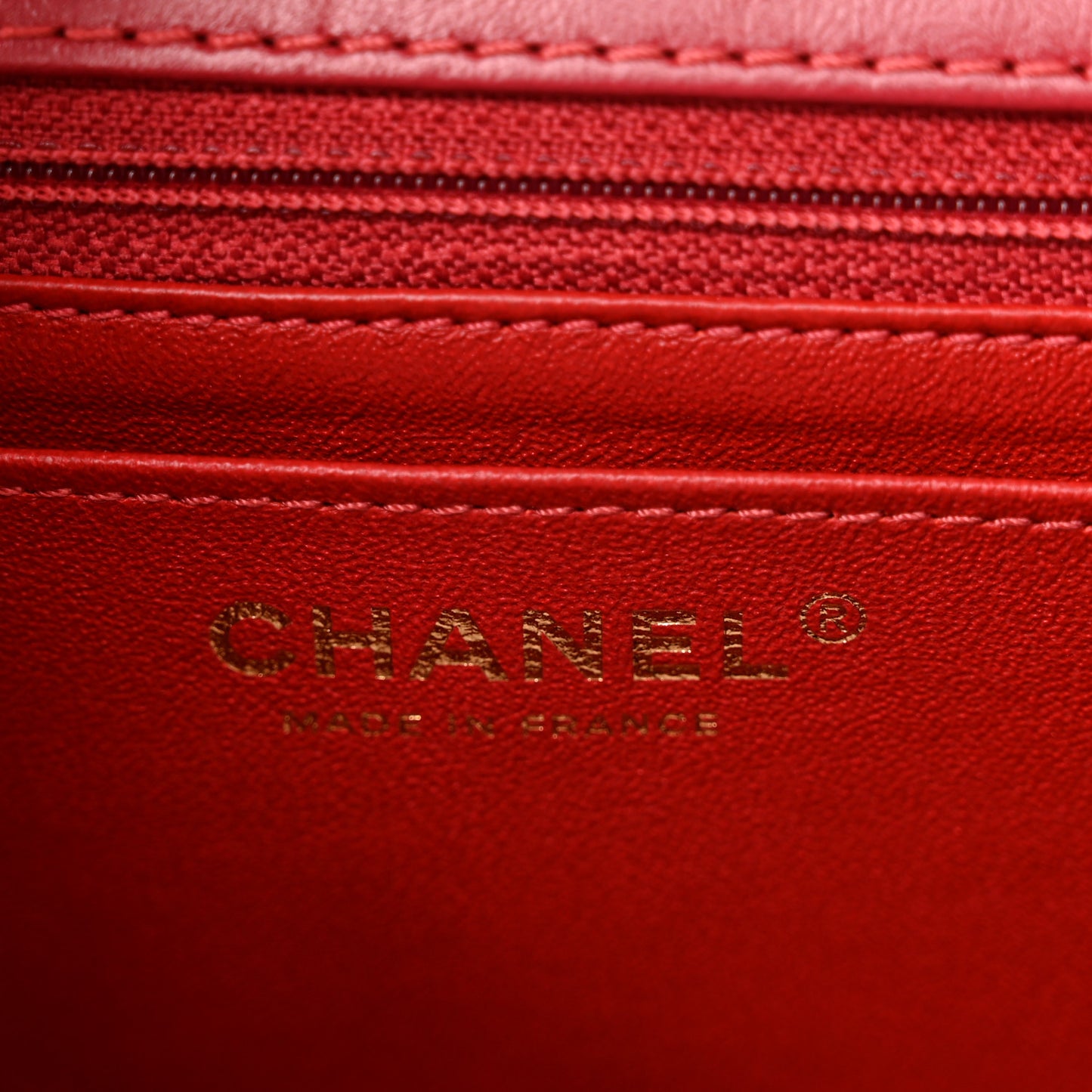 Aged Calfskin Quilted 2.55 Reissue Mini Flap Red
