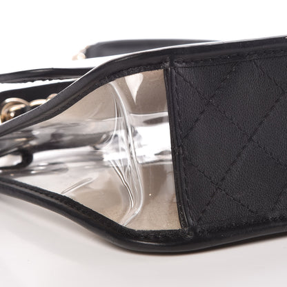 Chanel Lambskin PVC Medium Coco Sand Flap Black 8 of 10
