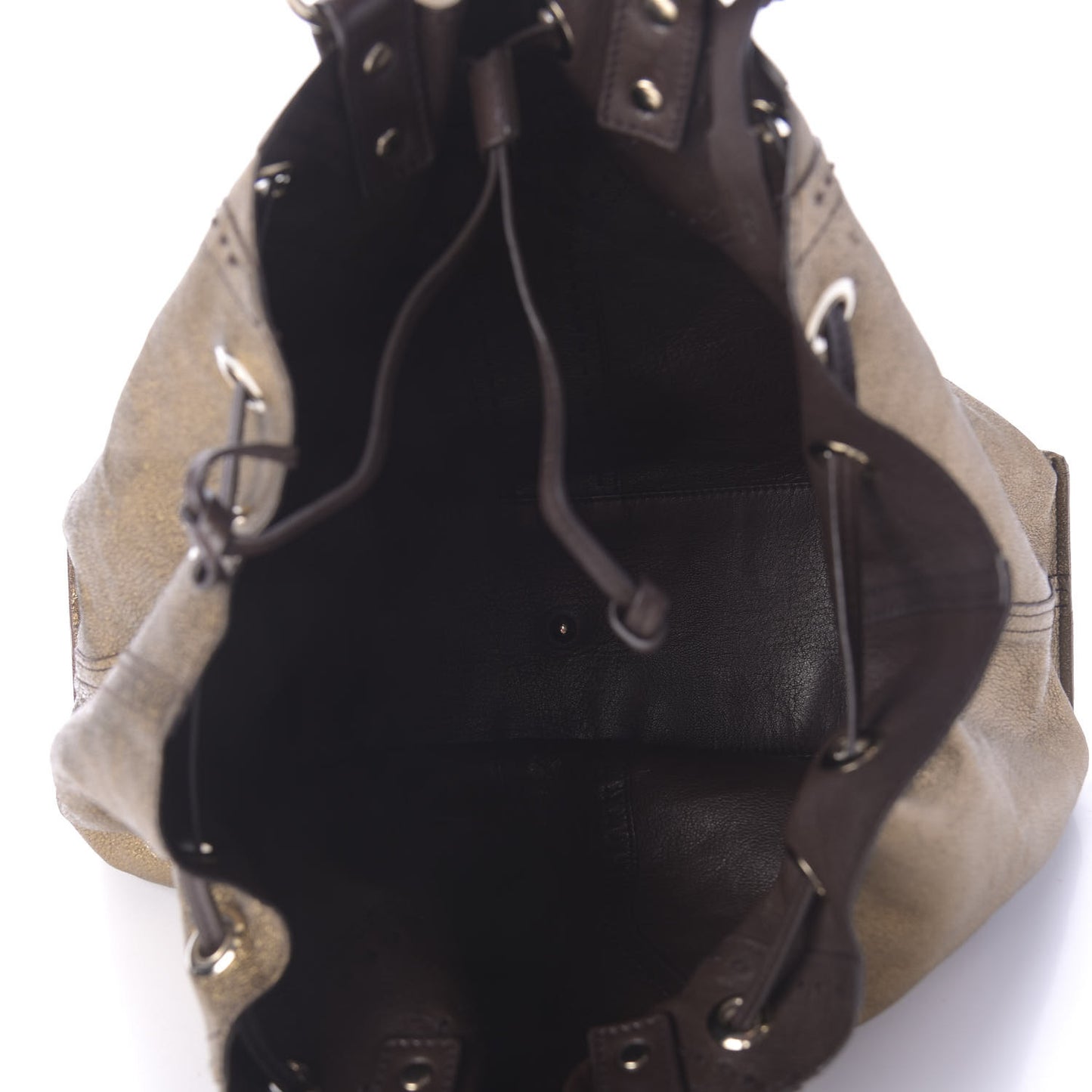 Calfskin Reversible Double Sac Y Tote Gold Brown