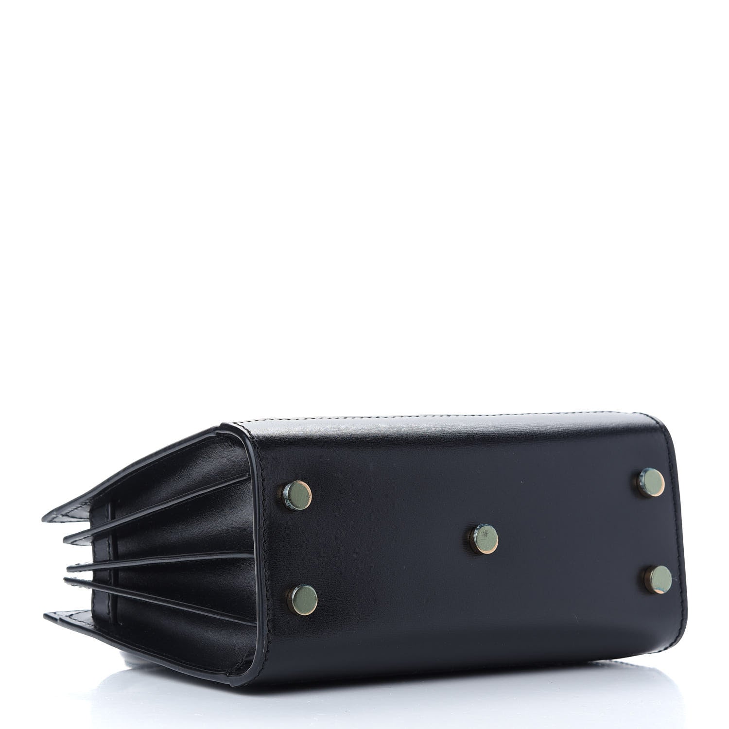 Saint Laurent Calfskin Paglia Palm Nano Sac De Jour Black 4 of 8