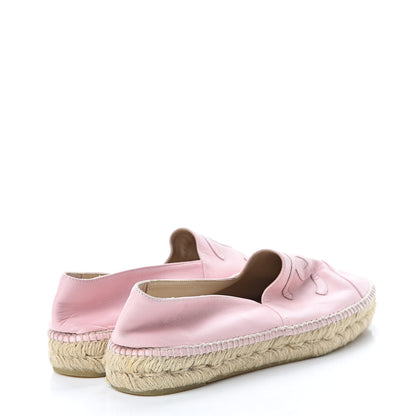 Chanel Lambskin CC Espadrilles 41 Light Pink 4 of 15