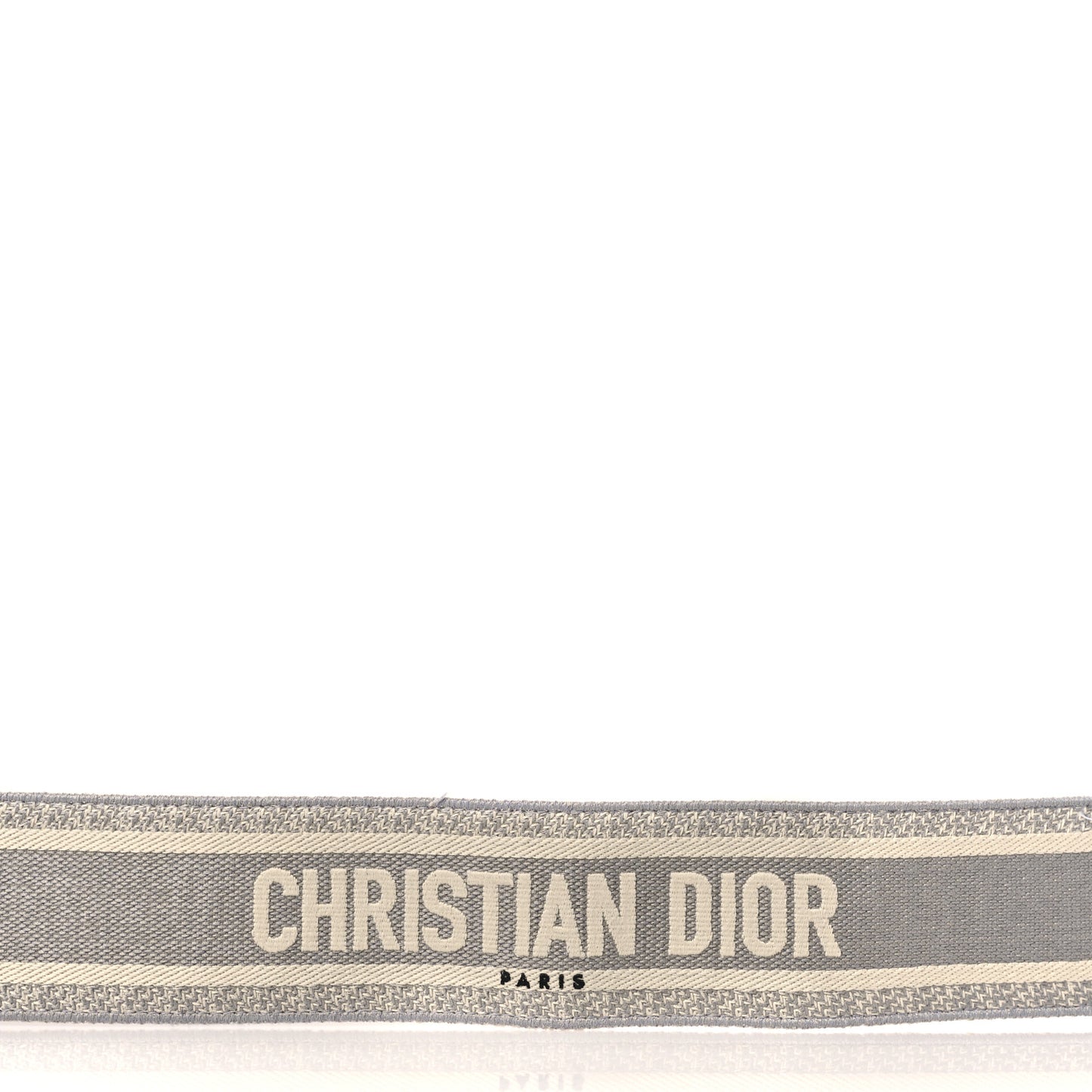 Canvas Embroidered Shoulder Strap Grey