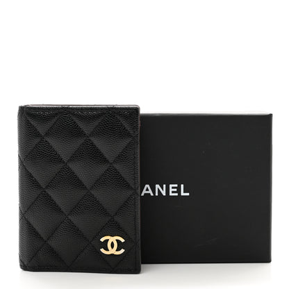Chanel Caviar Quilted Card Holder Wallet Black 9 of 9