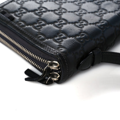 Gucci Guccissima Signature Travel Document Case Grey 13 of 33