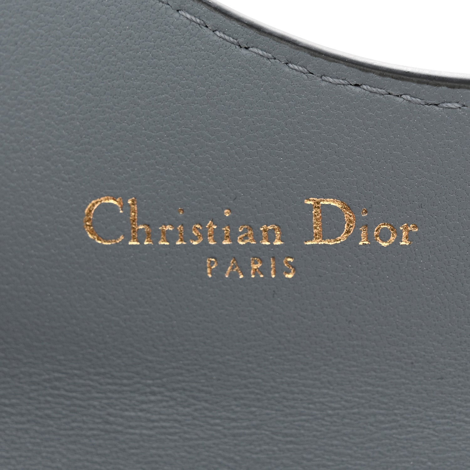 Christian Dior Goatskin Saddle Cosmos Zipped Card Holder Cloud Blue 6 of 7