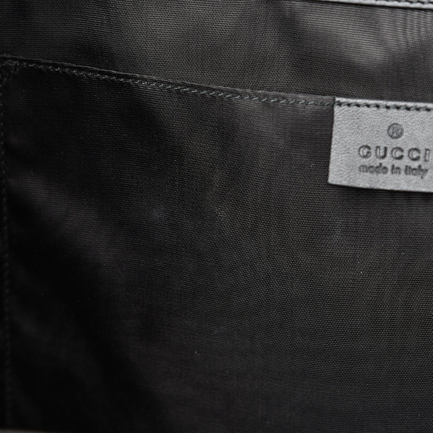 X SEGA Calfskin GUCCY Stars Portfolio Bag Black Gold