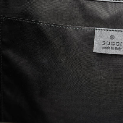 Gucci X SEGA Calfskin GUCCY Stars Portfolio Bag Black Gold 9 of 10