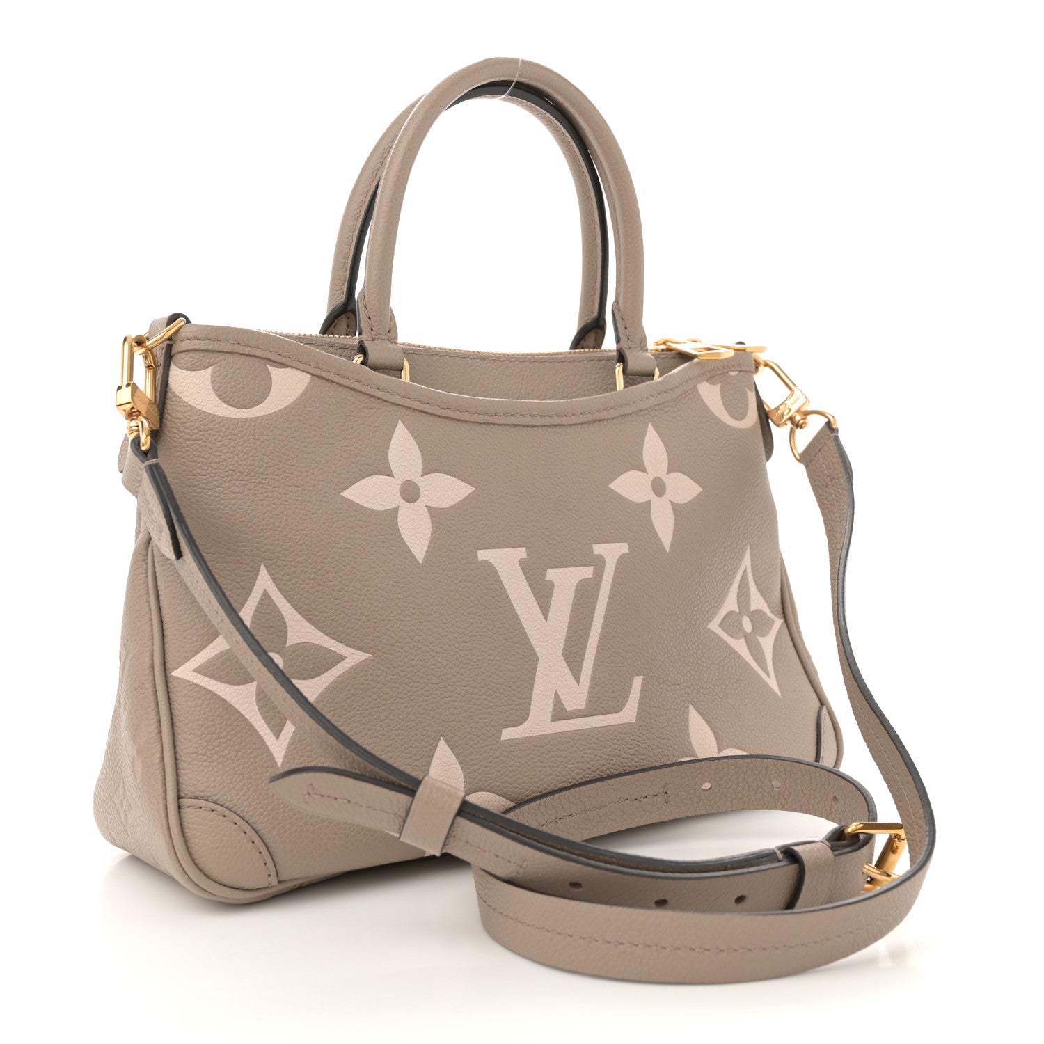 Louis Vuitton Empreinte Monogram Giant Trianon PM Tourterelle Creme 3 of 11