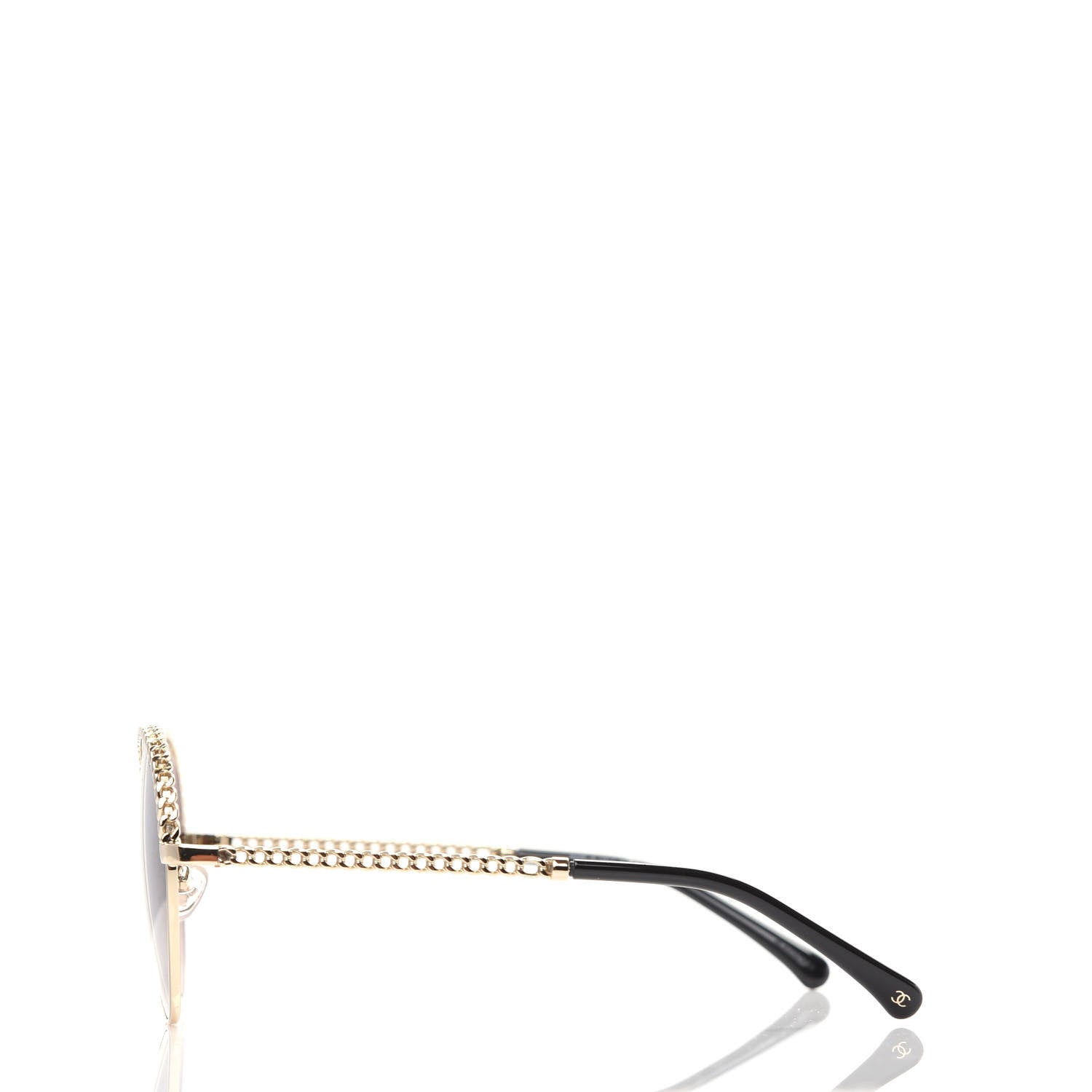 Chanel Chain Pantos Sunglasses 4242 Gold Brown 3 of 8