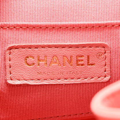 Chanel Lambskin Quilted Small Duma Drawstring Backpack Pink 6 of 10