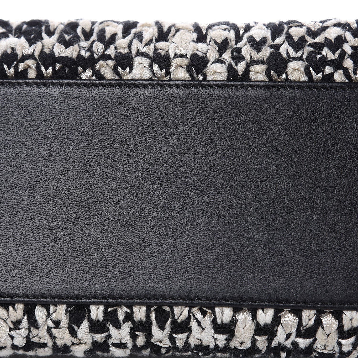 Chanel Crochet Small Coco Handle Flap Black Beige 10 of 18