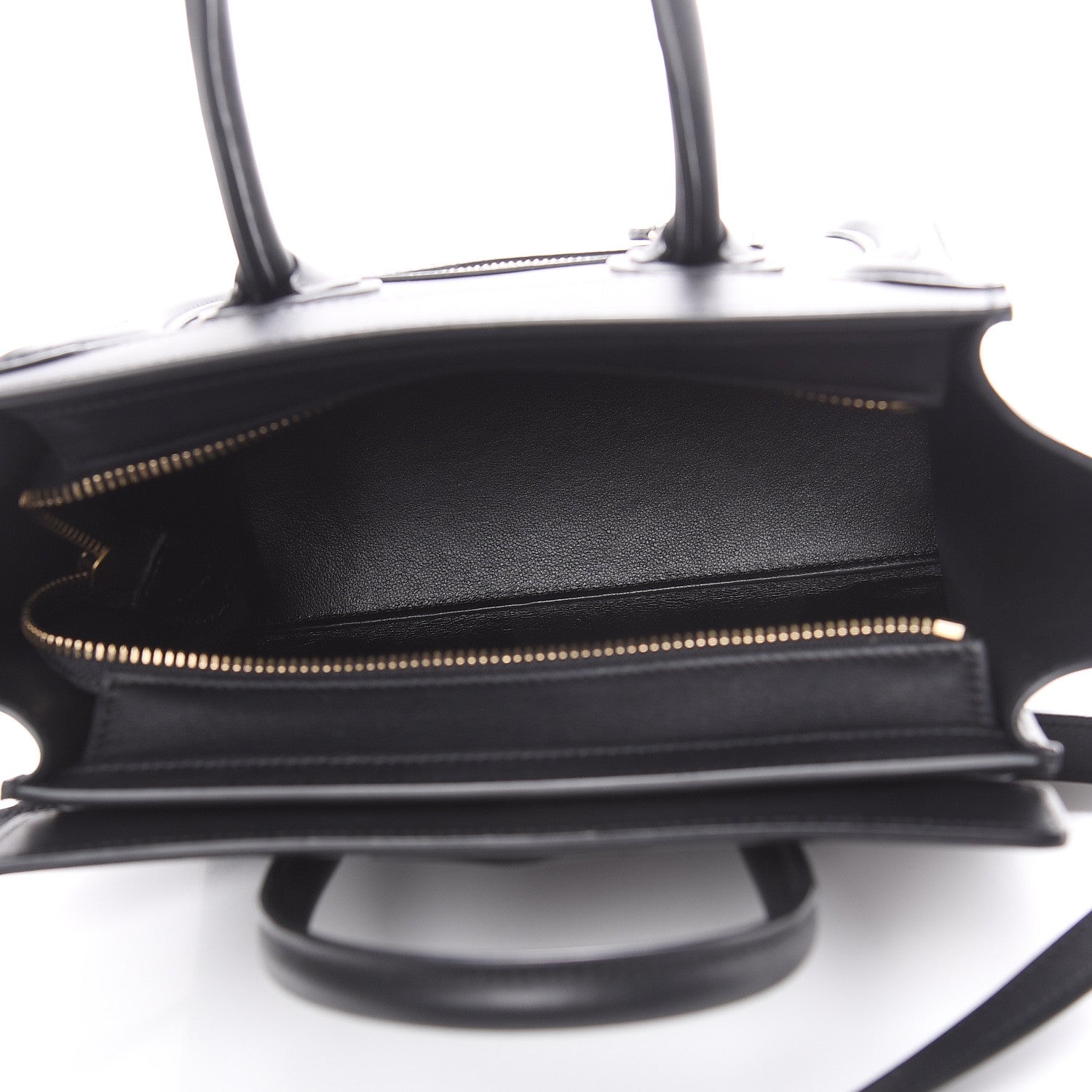 Celine Smooth Calfskin Nano Luggage Black 5 of 12