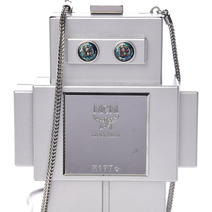MCM Perspex Roboter Series Clutch Bag Silver 14 of 29