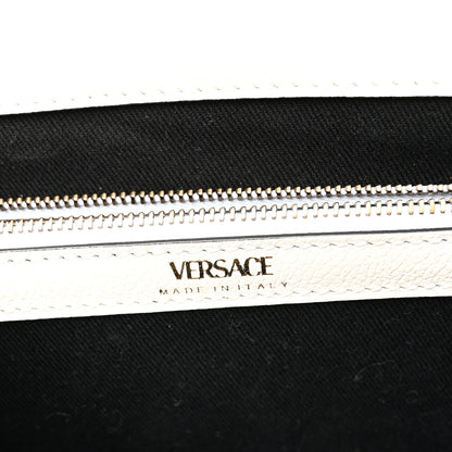 Versace Grained Calfskin Small La Medusa Chain White 6 of 9