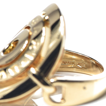 Bulgari 18K Yellow Gold Astrale Cerchi Ring 49 5 4 of 5