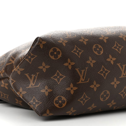 Louis Vuitton Monogram Flower Zipped Tote MM Black 10 of 22