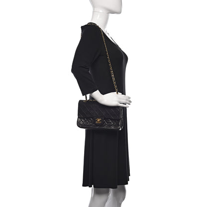Chanel Lambskin Quilted Small Double Flap Black 2 of 14