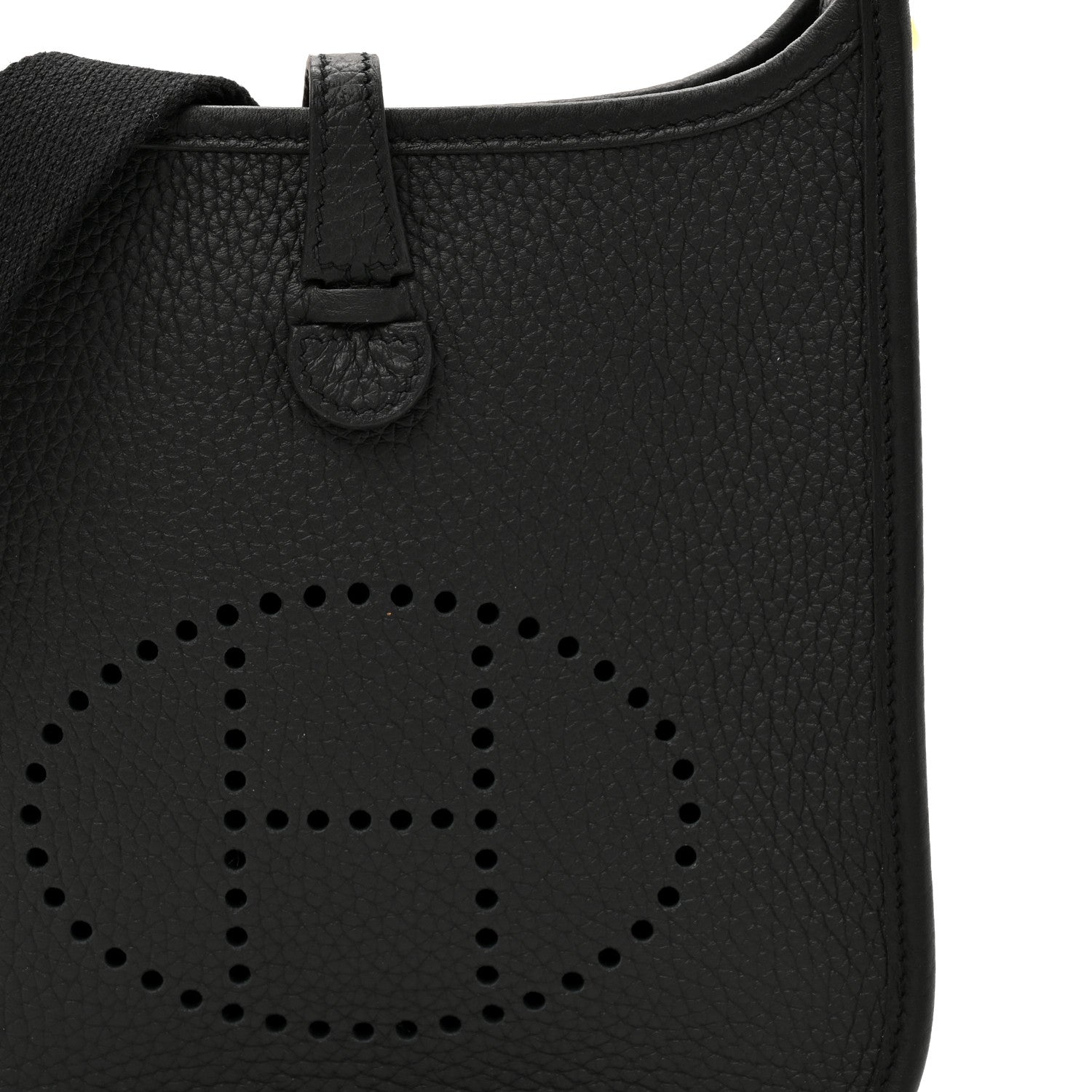 Hermes Taurillon Clemence Evelyne TPM Black 7 of 10