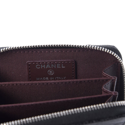 Chanel Caviar Quilted Zip Coin Purse Black 5 of 7
