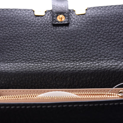 Chloe Calfskin Marcie Continental Flap Wallet Black 6 of 6