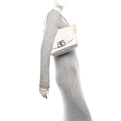 Balenciaga Small Monaco Sling Shoulder Bag White 2 of 11