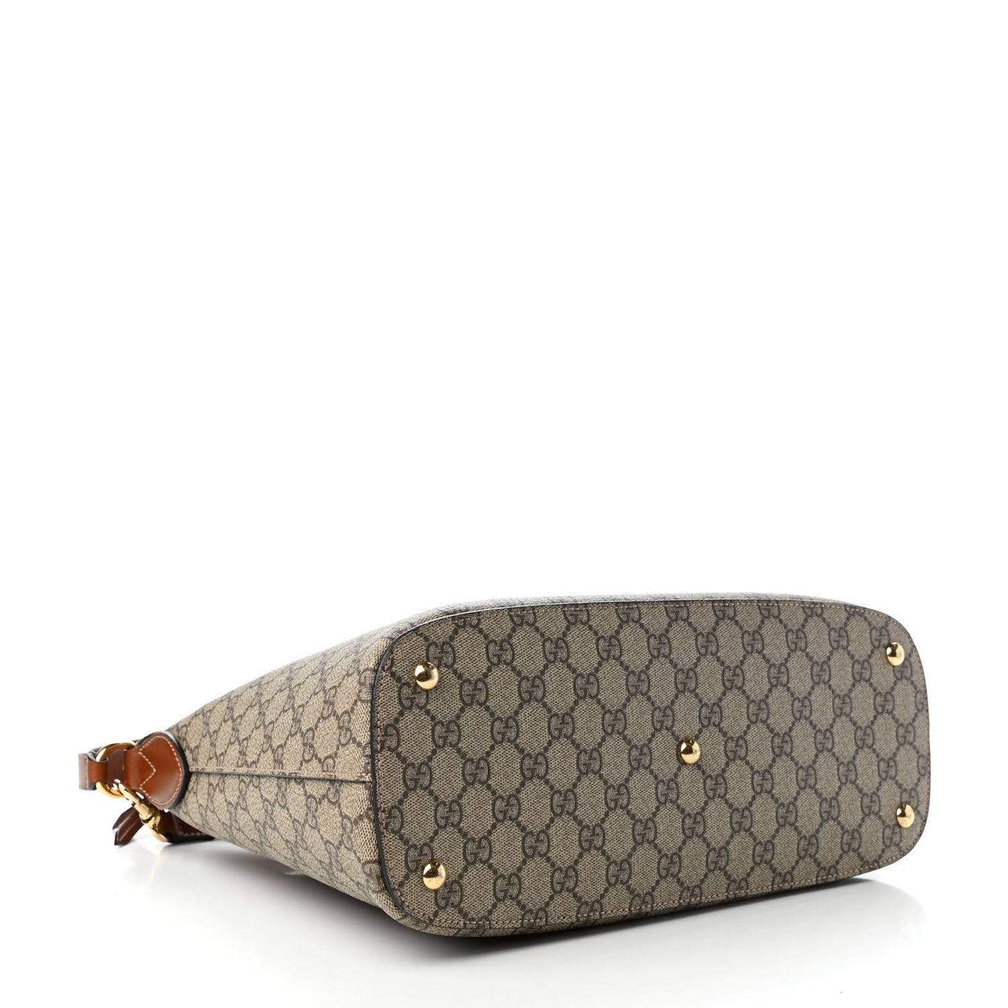 GG Supreme Monogram Linea A Hobo Brown