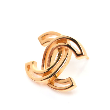 Chanel Metal Obazine CC Earrings Gold 9 of 10