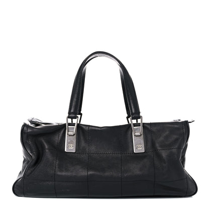 Chanel Lambskin Square Stitched Large Tote Black 1 of 22