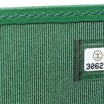 Chanel Caviar Quilted Passport Holder Green 7 of 7