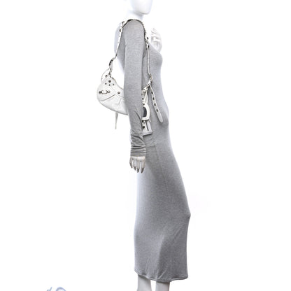 Balenciaga Agneau Arena Le Cagole Shoulder Bag XS Optic White 2 of 11