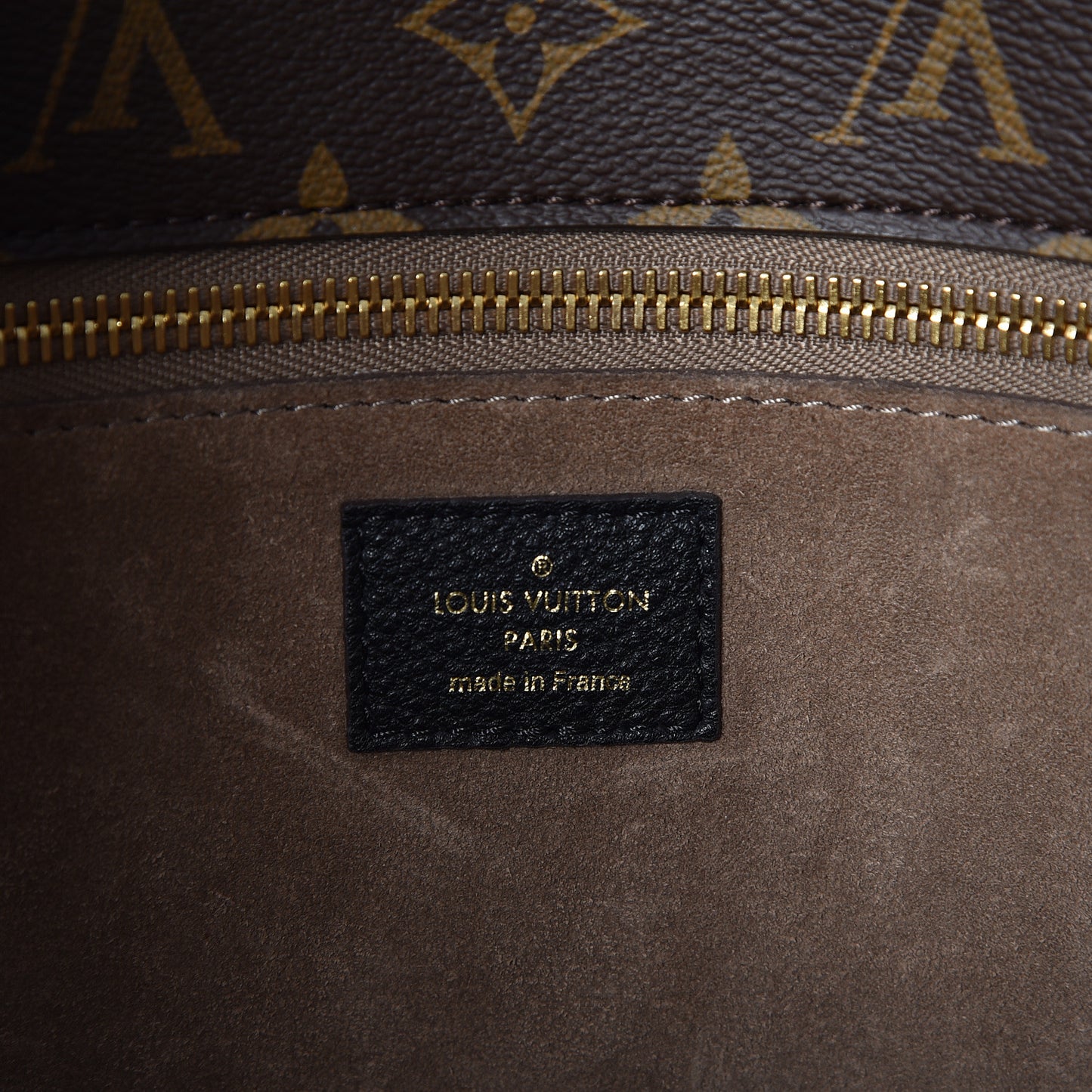Monogram Tote W PM Black
