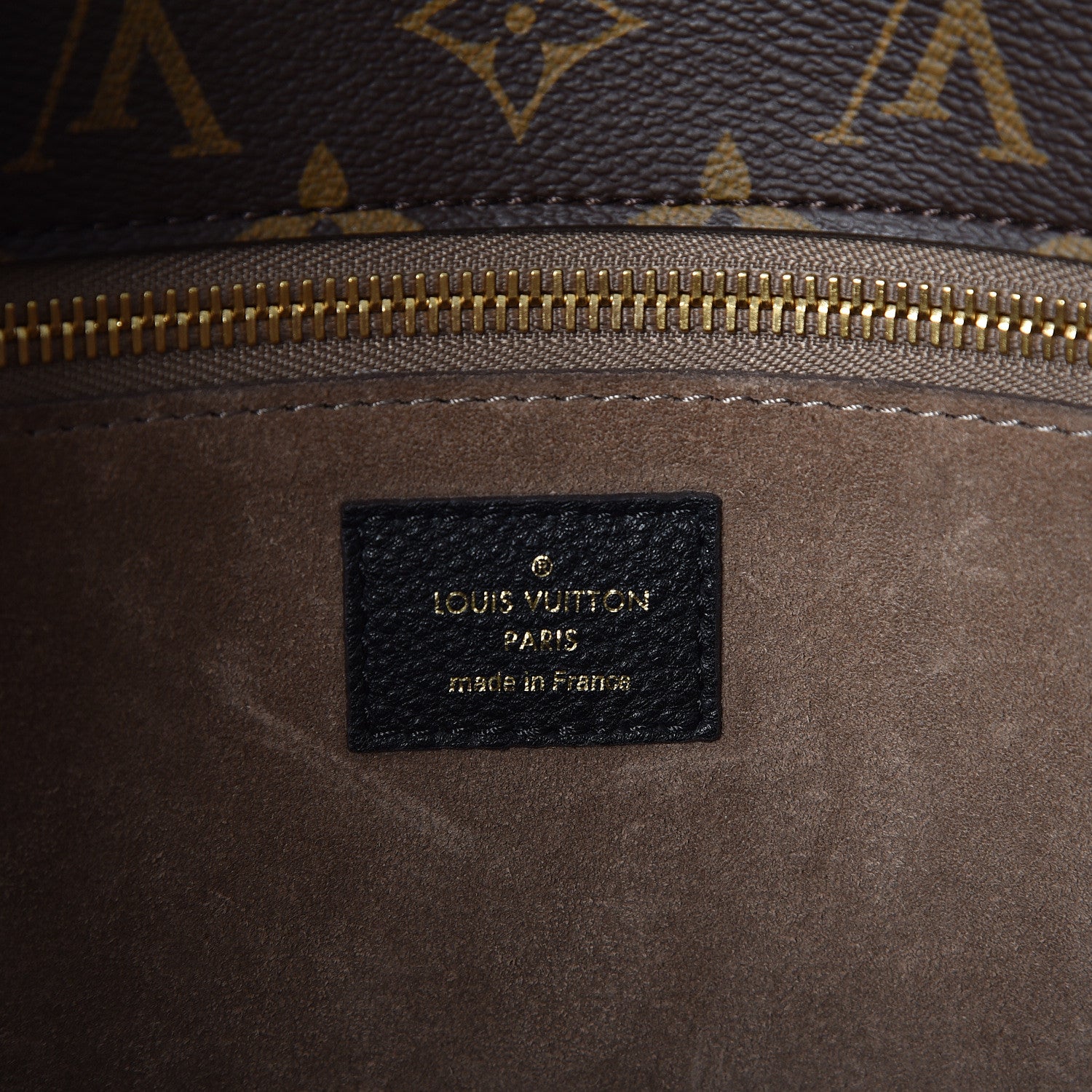 Louis Vuitton Monogram Tote W PM Black 10 of 11
