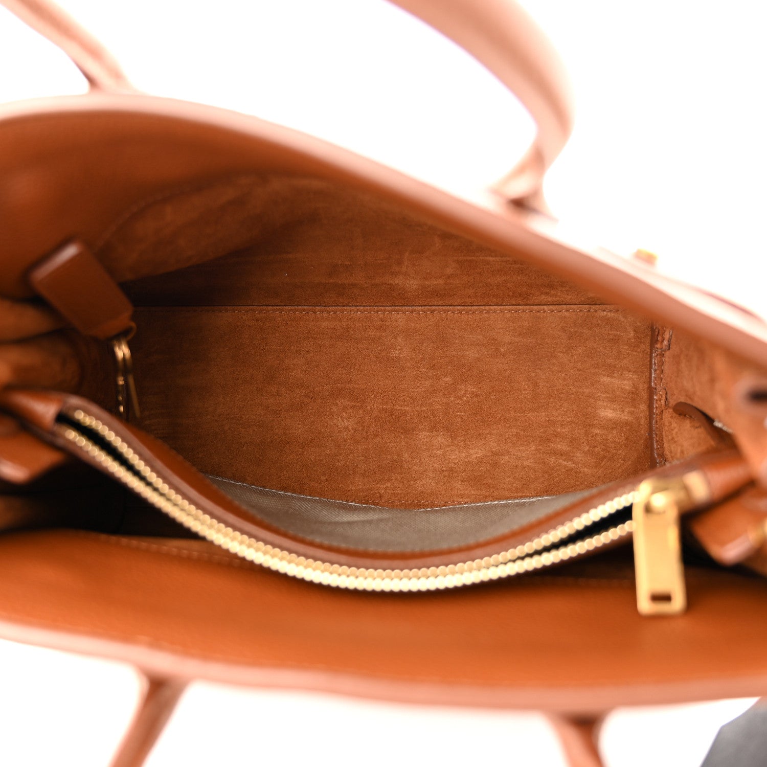 Saint Laurent Grained Calfskin Baby Sac De Jour Supple Canyon 5 of 10