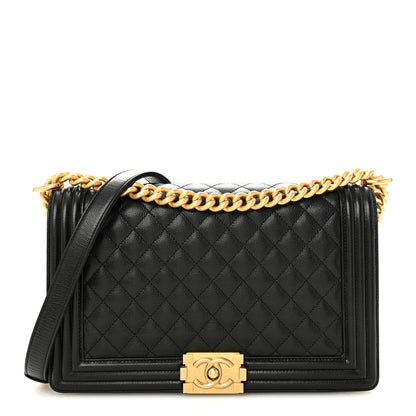 Chanel Caviar Quilted New Medium Boy Flap Black 1 of 11
