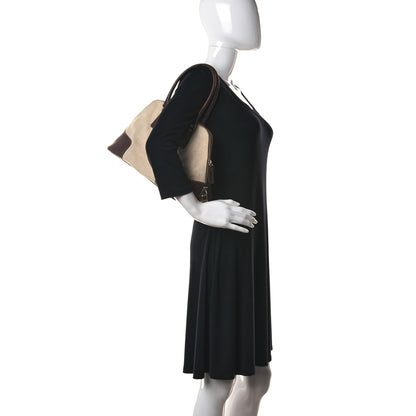 Prada Canapa Cinghiale Frame Bowler Brown 2 of 12