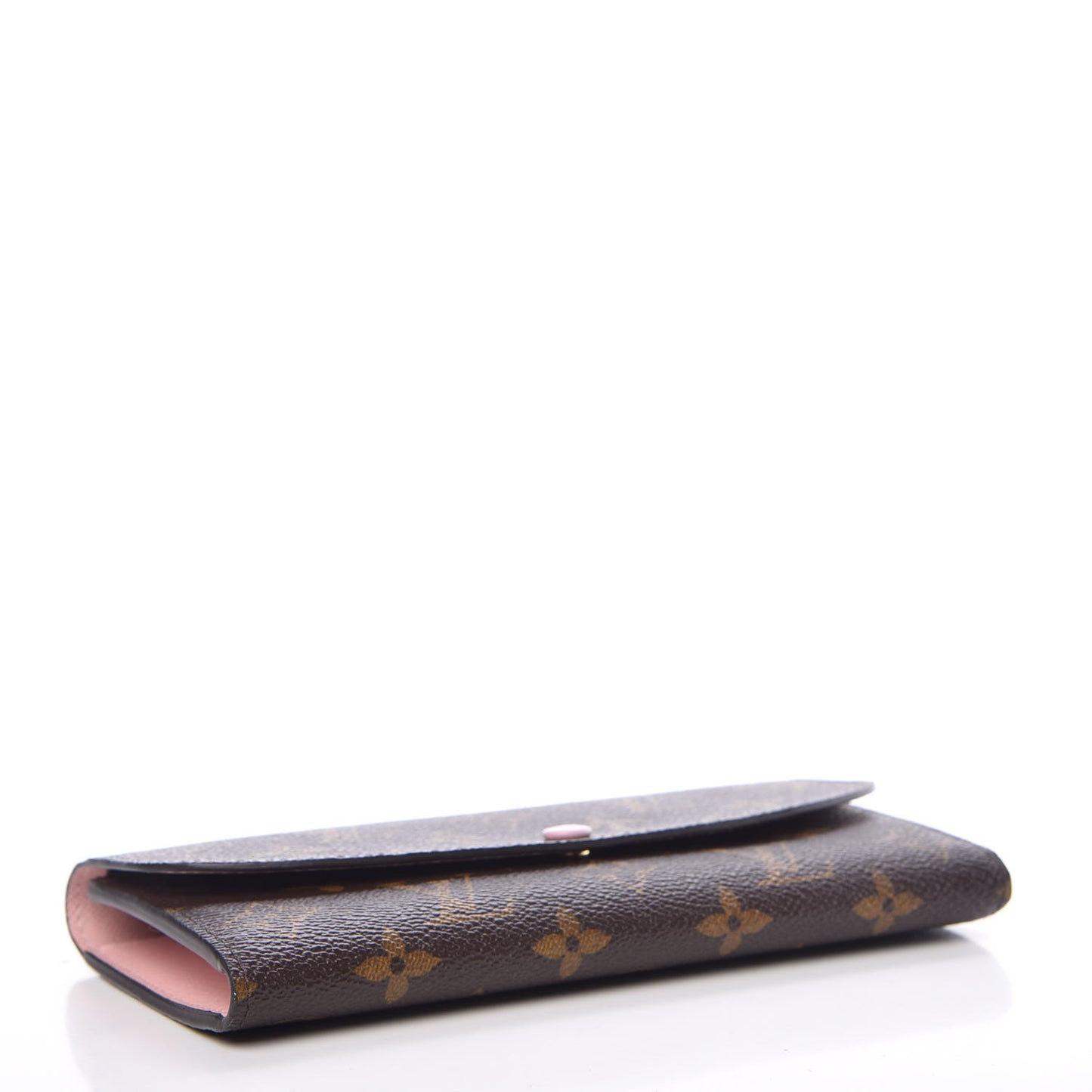 Monogram Emilie Wallet Rose Ballerine